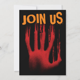 Convites Junte-se a nós no Halloween