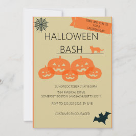 Convites Junte-se a nós para um Spooktacular Bash de Hallow