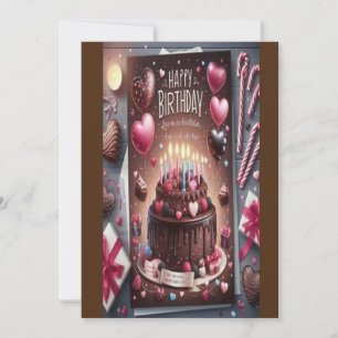 Convites Junte-se a nós para uma festa (dia do bolo)