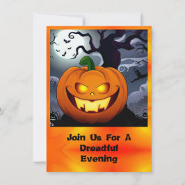 Convites Junte-se a Nós Para Uma Noite Terrível de Hallowee