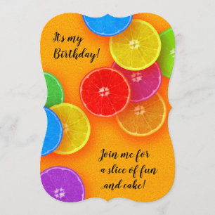 Convites Junte-se me para uma fatia de divertimento e