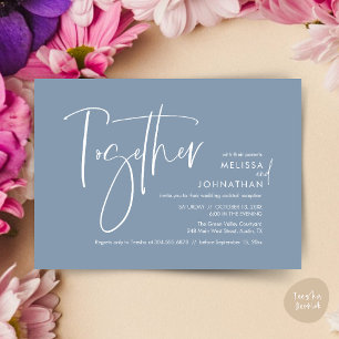 Convites Junto com seus pais, Recepção de casamento