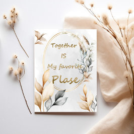 Convites Juntos É Meu Lugar Favorito – Casal Personalizado