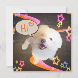 Convites Just Saying "Hi" Invitation