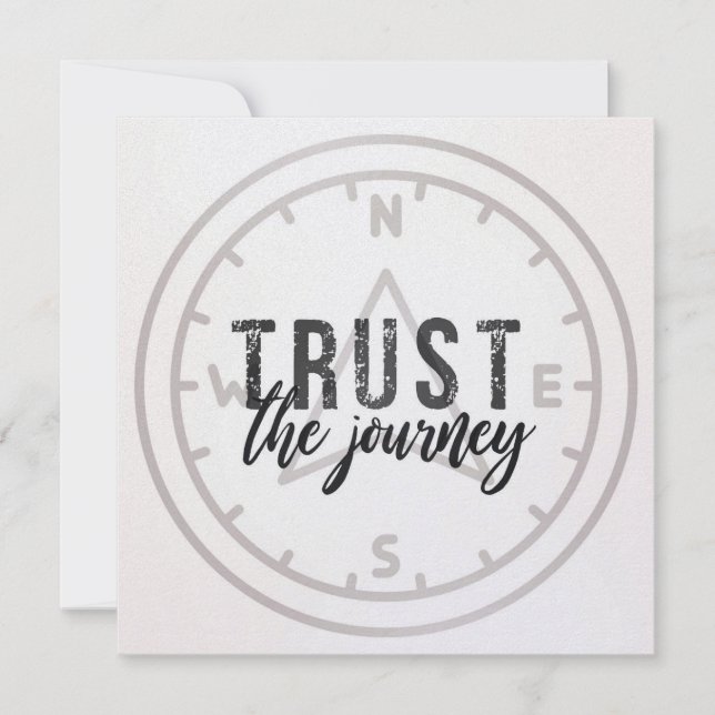 Convites JUST TRUST 5.25 x 5.25 card (Frente)