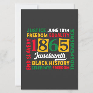 Convites Justiça 19 de junho Liberdade Igualdade 1865