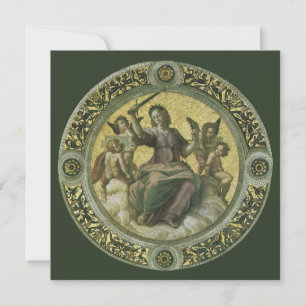 Convites Justiça de Raphael Sanzio, graduação na Faculdade 