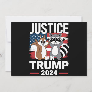 Convites Justice For Peanut Win Trump 2024