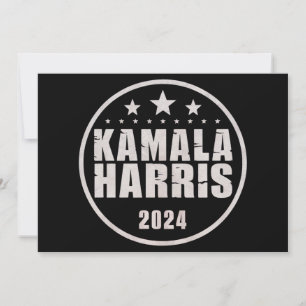 Convites Kamala Harris 2024 Para Presidente Retro Eleição