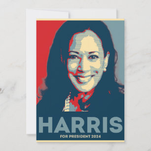 Convites Kamala Harris Para O Presidente 2024 - Esperança