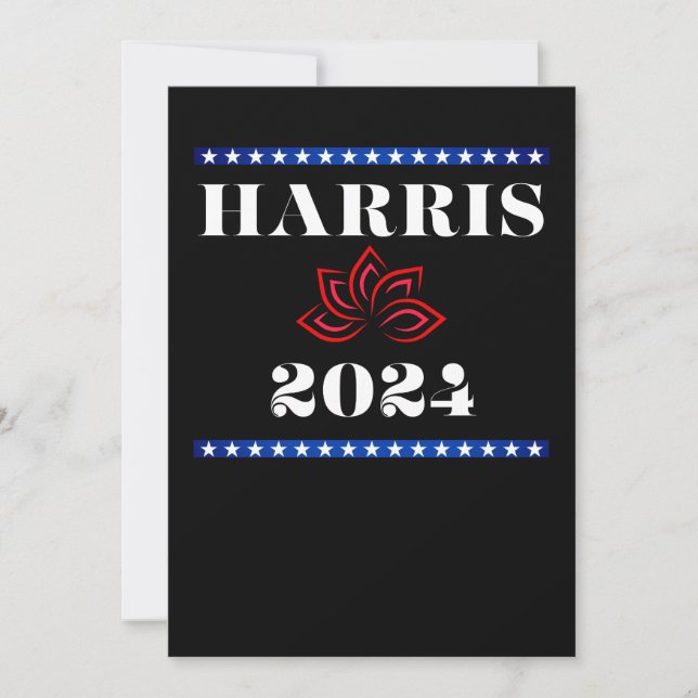 Convites Kamala Lotus Harris para POTUS (Frente)