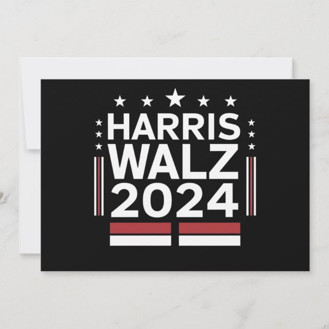 Convites KamalaHarris TimWaltz 2024  (Frente)