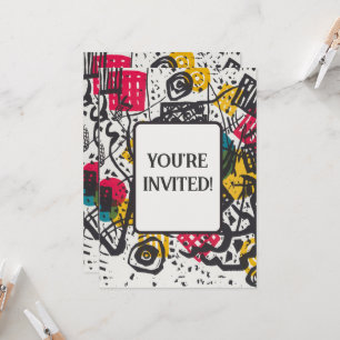 Convites Kandinsky Small Worlds V Abstrato Classic