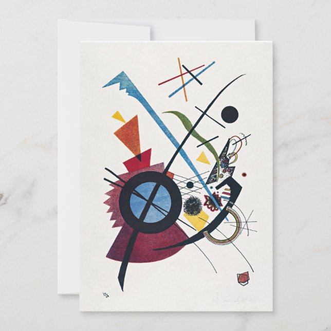 Convites Kandinsky - Violet, (Frente)