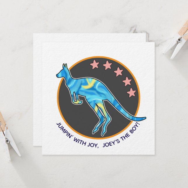 Convites kangaroo (Frente/Verso In Situ)