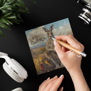 Convites Kangaroo Handyman, personalizável