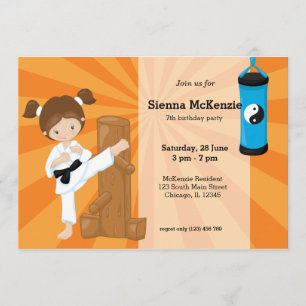 Convites Karate Kids