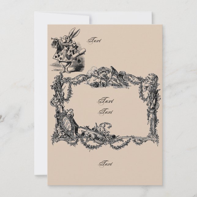 Convites Karte zum Gestalten – Card to design yourself (Frente)