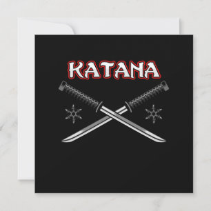 Convites Katana Sword Ninja Art Japonês Samurai Gift