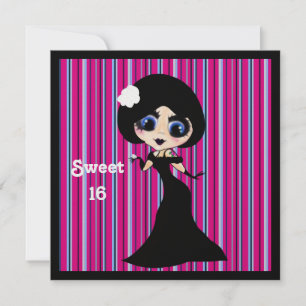 Convites Kawaii Gótica Lolita ArtDeco