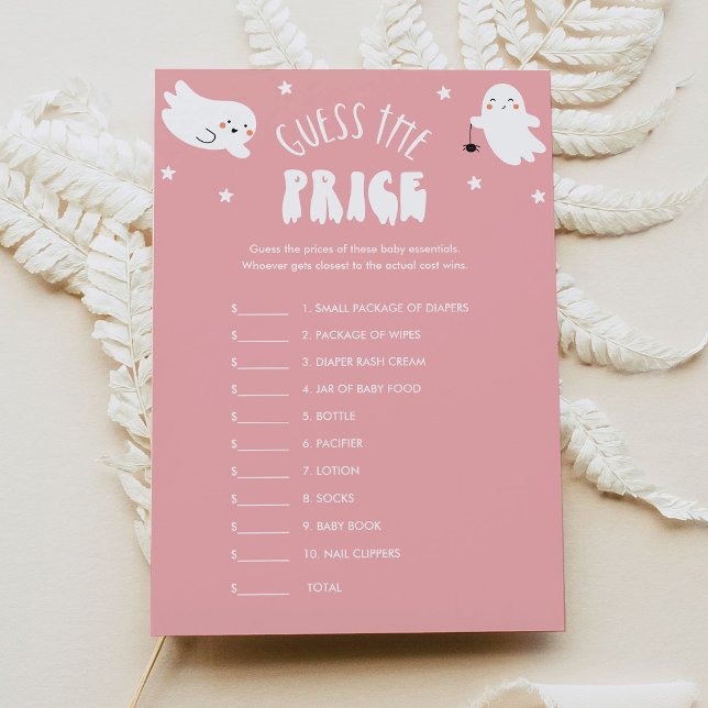 Convites Kawaii Halloween adivinha o jogo do Chá de fraldas (Criador carregado)