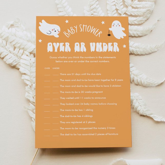 Convites Kawaii Halloween Sobre Ou Sob Jogo De Chá de frald (Criador carregado)