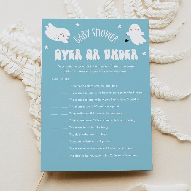 Convites Kawaii Halloween Sobre Ou Sob Jogo De Chá de frald (Criador carregado)