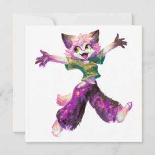 Convites Kawaii Streetwear Chibi