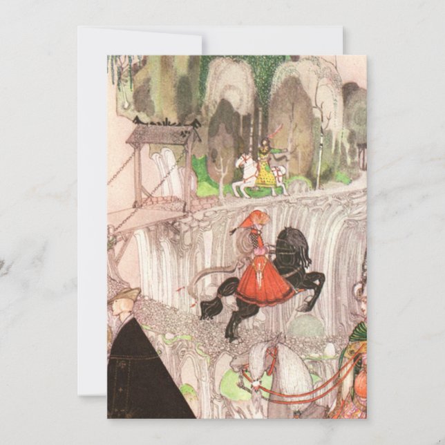 Convites Kay Nielsen A Leste Do Sol E A Oeste Da Lua (Frente)