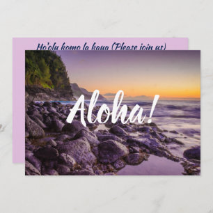 Convites Ke’e Beach em Sunrise, Kauai, Havaí