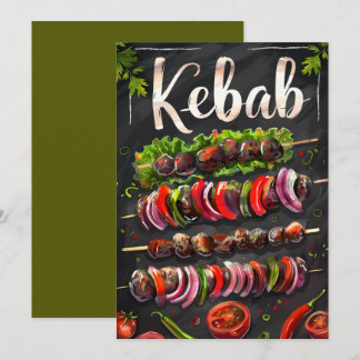 Convites Kebab Grilled Suculento ك Cuisine do Oriente Médio