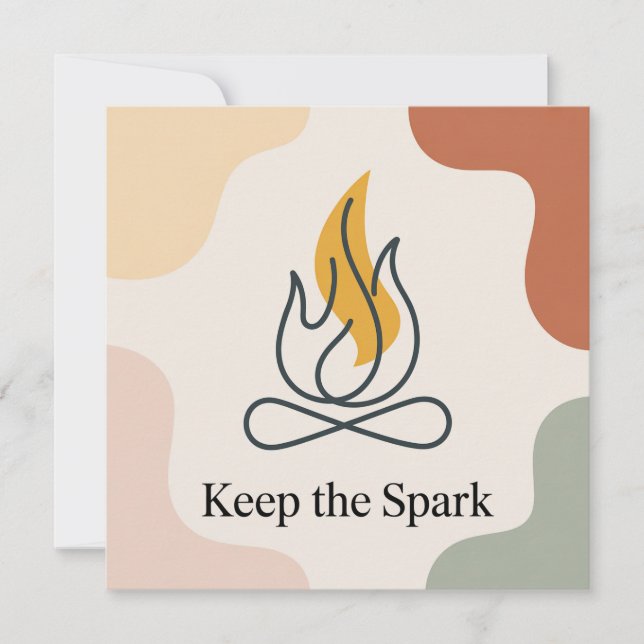 Convites Keep The Spark (Frente)