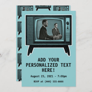 Convites Kennedy Nixon 1960 TV Debate