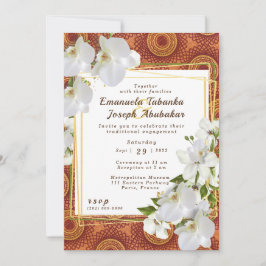 Convites Kente Wedding Invitation Circles of Love