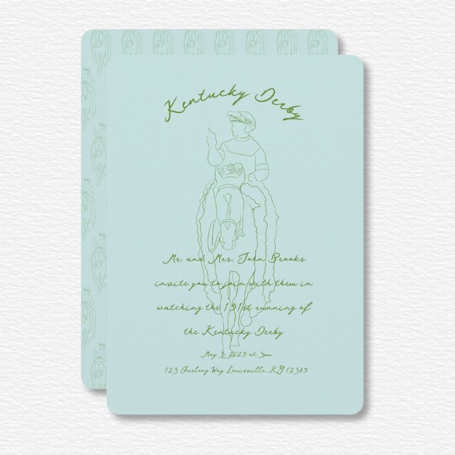 Convites Kentucky Derby (Criador carregado)