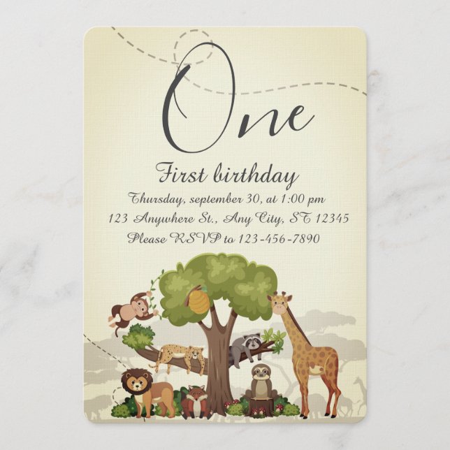 Convites Kids Birthday Party (Frente)