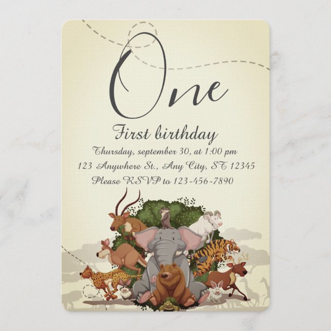 Convites Kids Birthday Party (Frente)