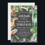 Convites Kids Dinossaur Birthday<br><div class="desc">Tema mais divertido Os Temas do Aniversário Convidam na Loja Bayleigh!</div>