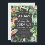 Convites Kids Dinossaur Birthday<br><div class="desc">Tema mais divertido Os Temas do Aniversário Convidam na Loja Bayleigh!</div>