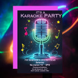 Convites Kids Karaoke 10TH (editável) Festa de aniversário<br><div class="desc">Prepare-se para cantar seu coração com este Convite de aniversário do 10º Karaoke, crianças divertidas e festivas! Este convite editável apresenta um design vibrante com notas de música coloridas, um microfone, para definir o palco de uma celebração inesquecível. Perfeito para o aniversário da sua estrela que está chegando, é totalmente...</div>