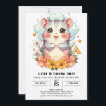 Convites Kids Pastel Hamster Birthday<br><div class="desc">Transforme a doçura em sua celebração com nosso convite de aniversário de Pastel Hamster. As matizes pastéis suaves, combinadas com ilustrações de hamster adoráveis, criam um convite que é irresistível e charmoso para pequenos. Edite perfeitamente para um toque personalizado e, com a facilidade de download instantâneo, preparar as festividades torna-se...</div>