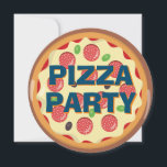 Convites Kids Pizza Party Any Age Birthday<br><div class="desc">Festa de aniversário de pizza do garoto editável com qualquer idade e texto personalizado. Design com cores brilhantes ousadas e divertidas,  ideais para celebrar o dia especial de um menino ou menina com seus amigos.</div>