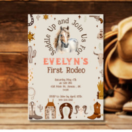 Convites Kids Rodeo Cowboy Russo Western