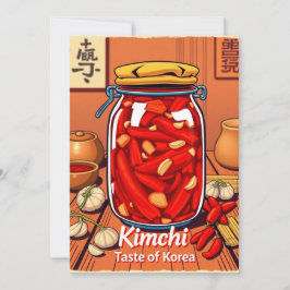 Convites Kimchi - sabor da coreia