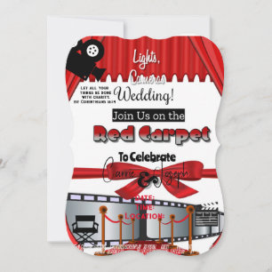 Convites Kindgom Red Carpet Invitation