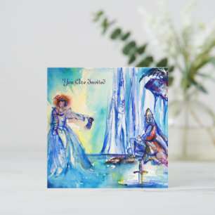 Convites KING ARTHUR, SENHORA DO LAGO E Ouro EXCALIBUR