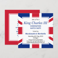 KING CHARLES III Grupo de observação da coroação