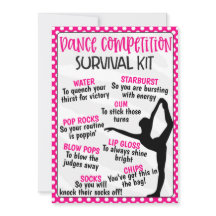 Kit de Sobrevivência da Competição de Dança