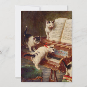 Convites Kittens e Piano