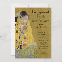 Klimt's The Biss - Festa de noivado de Art Nouveau